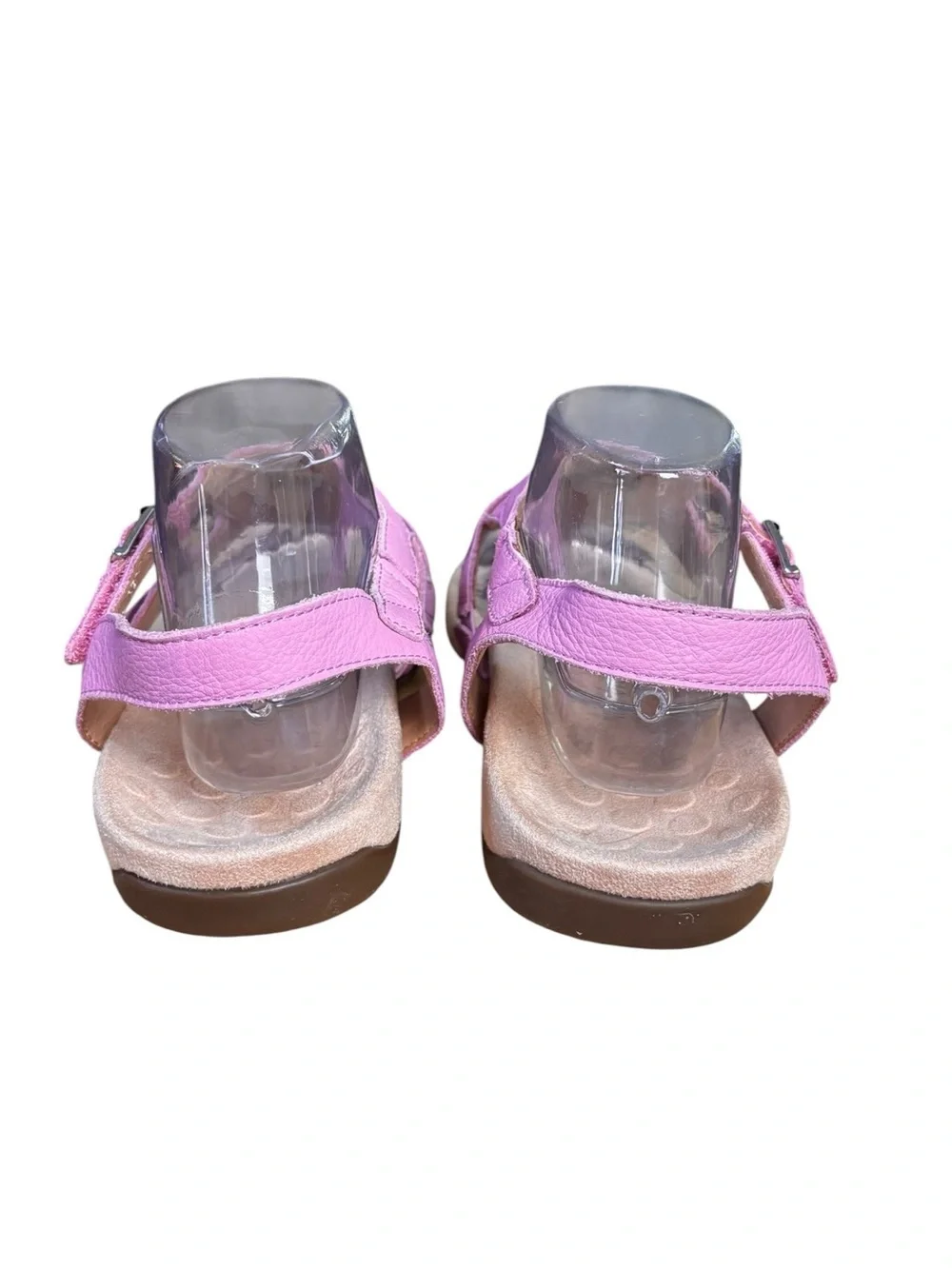 Vionic Lupe Orthotic Leather Sandals – Lavender Purple | Women’s Size 9